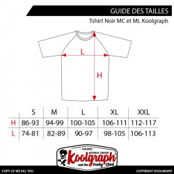 Tshirt noir ml Les Roues Desmoniaques