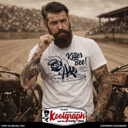 tshirt koolgraph kustom kulture rockabilly cafe race hot rod felix chat