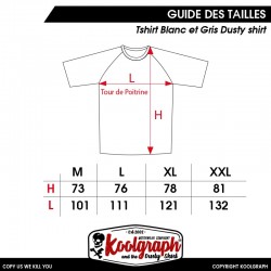 Tshirt blanc ou gris Navy Cat