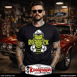 tshirt koolgraph kustom kulture rockabilly cafe race hot rod frankenstein garage