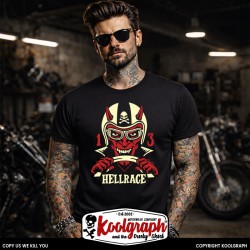 tshirt koolgraph kustom kulture rockabilly cafe race hot rod garage legend pilote devil hellrace