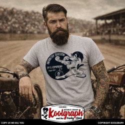 tshirt koolgraph kustom kulture rockabilly cafe race hot rod woody nose art