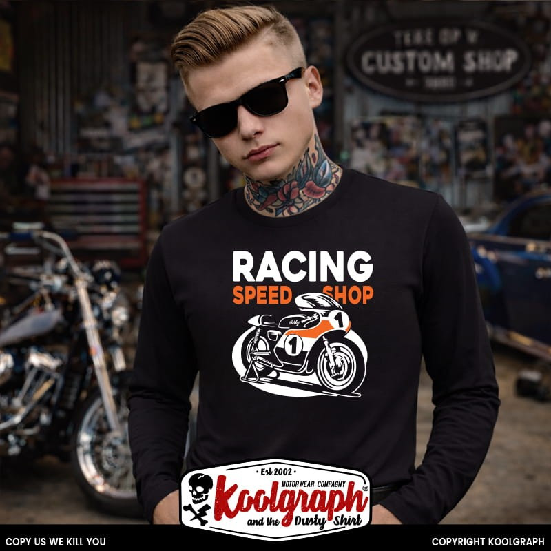 tshirt ml koolgraph kustom kulture rockabilly cafe race hot rod cafe racer cafe racer harley davisdon