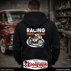 sweat capuche hoodie koolgraph kustom kulture rockabilly cafe race hot rod cafe racer cafe racer harley davisdon