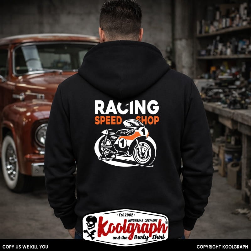 sweat capuche hoodie koolgraph kustom kulture rockabilly cafe race hot rod cafe racer cafe racer harley davisdon