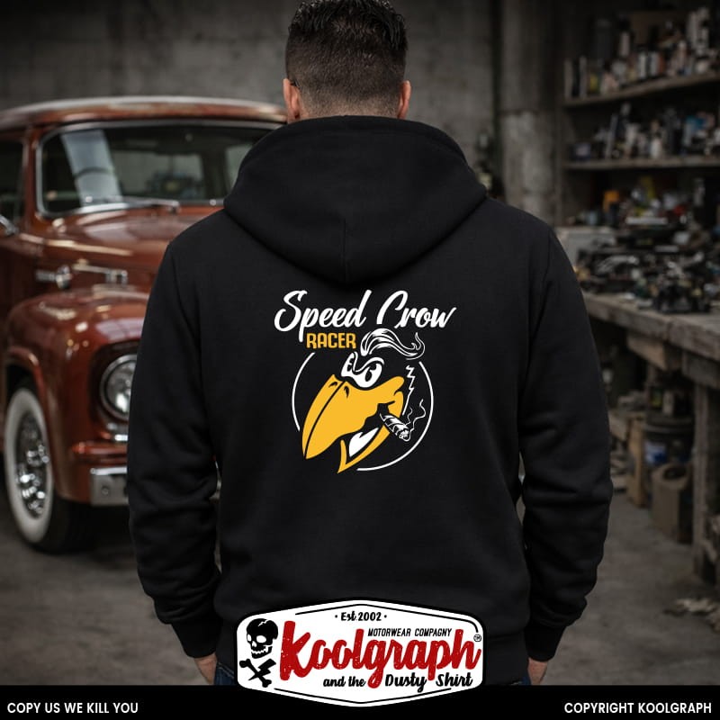 sweat capuche koolgraph kustom kulture rockabilly cafe race Old Crow Racer