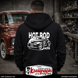 sweat capuche koolgraph kustom kulture rockabilly cafe race hot rod racer ford 1940