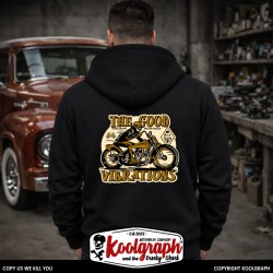 sweat capuche koolgraph kustom kulture rockabilly cafe race hot rod motorcycle