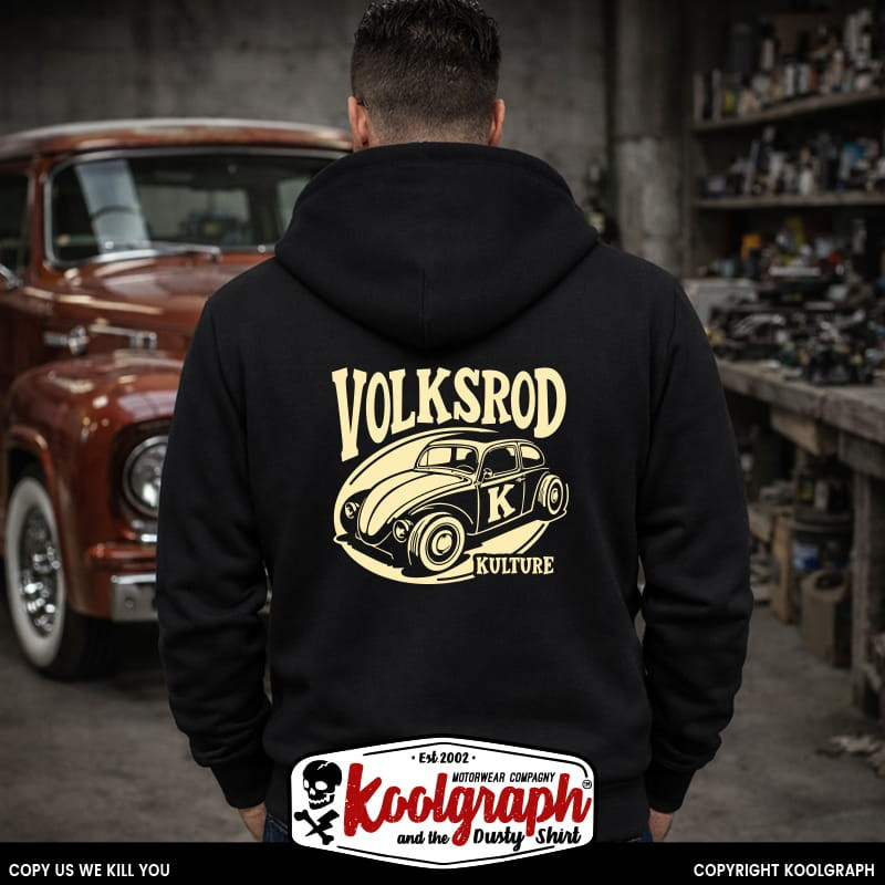 sweat capuche koolgraph kustom kulture rockabilly cafe race hot rod cox volksrod