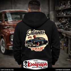 sweat capuche koolgraph kustom kulture rockabilly cafe race hot rod devil dragster satanas garage