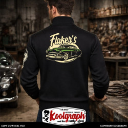 gilet vintage koolgraph kustom kulture rockabilly cafe race hot rod metalflake