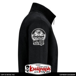 gilet vintage koolgraph kustom kulture rockabilly cafe race hot rod Old Crow Racer