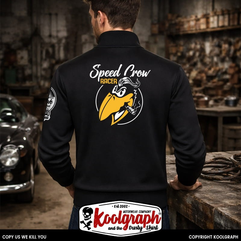 gilet vintage koolgraph kustom kulture rockabilly cafe race hot rod Old Crow Racer