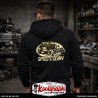 une veste capuche zippée koolgraph kustom kulture rockabilly cafe race hot rod speed