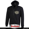 Veste capuche zippée kustom Woody Wood Fucker koolgraph