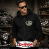 Veste capuche zippée kustom Woody Wood Fucker koolgraph
