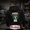 une veste capuche zippée koolgraph kustom kulture rockabilly cafe race hot rod flying saucer