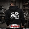 une veste capuche zippée koolgraph kustom kulture rockabilly cafe race hot rod race ford 1940 dragster