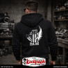 une veste capuche zippée koolgraph kustom kulture rockabilly cafe race hot KUSTOM ONE FUCK YOU