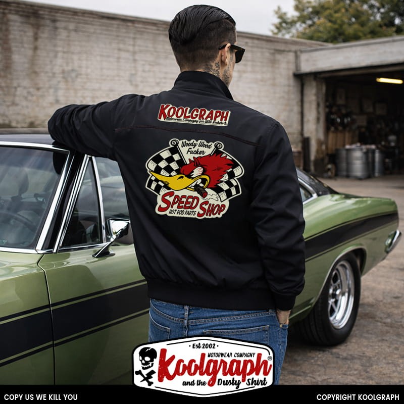blouson harrington koolgraph kustom kulture rock n roll rockabilly woody