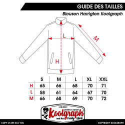 Blouson Harrington rockabilly by Koolgraph