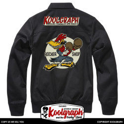 blouson harrington koolgraph kustom kulture rock n roll rockabilly coq francais boxe