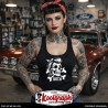 débardeur kustom kulture rockabilly tshirt femme koolgraph Skull