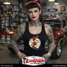 débardeur kustom kulture rockabilly tshirt femme koolgraph old school skull Born Bad devil rodeo pinup