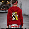 une veste capuche zippée kustom kulture rockabilly tshirt femme koolgraph Rockabilly tiki hula pinup