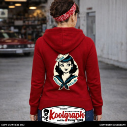 une veste capuche zippée kustom kulture rockabilly tshirt femme koolgraph skull Rock Kult sailor pinup tattoo