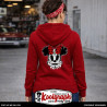 une veste capuche zippée kustom kulture rockabilly tshirt femme koolgraph minnie voodoo Caterina