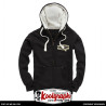 Veste Capuche zippée sherpa diablesse nose art devil girl rockabilly et kustom kulture koolgraph