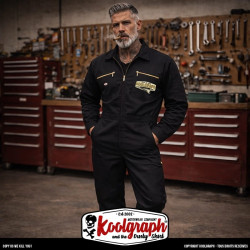 Combinaison Dickies garage, style workwear et kustom kulture rockabilly by koolgraph