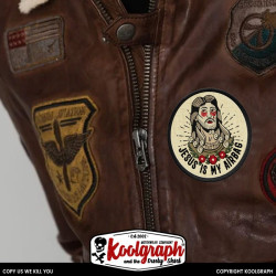 patch koolgraph and the dusty shirt kustom kulture cafe racer hot rod motorcycles