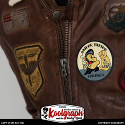 patch koolgraph and the dusty shirt kustom kulture cafe racer hot rod motorcycles