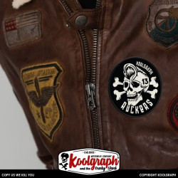 patch koolgraph and the dusty shirt kustom kulture cafe racer hot rod motorcycles