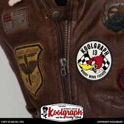 patch koolgraph and the dusty shirt kustom kulture cafe racer hot rod motorcycles