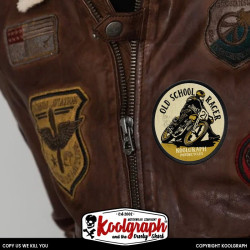 patch koolgraph and the dusty shirt kustom kulture cafe racer hot rod motorcycles