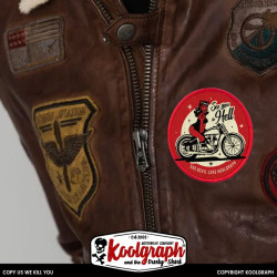 patch koolgraph and the dusty shirt kustom kulture cafe racer hot rod motorcycles