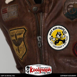 patch koolgraph and the dusty shirt kustom kulture cafe racer hot rod motorcycles