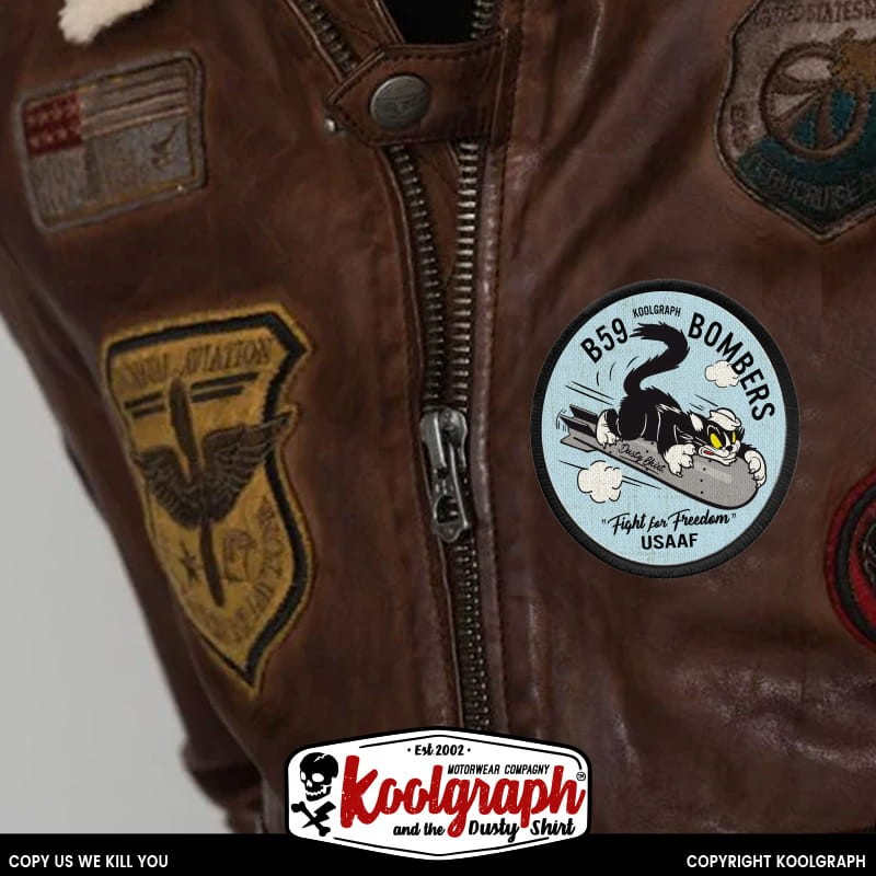 patch koolgraph and the dusty shirt kustom kulture cafe racer hot rod motorcycles