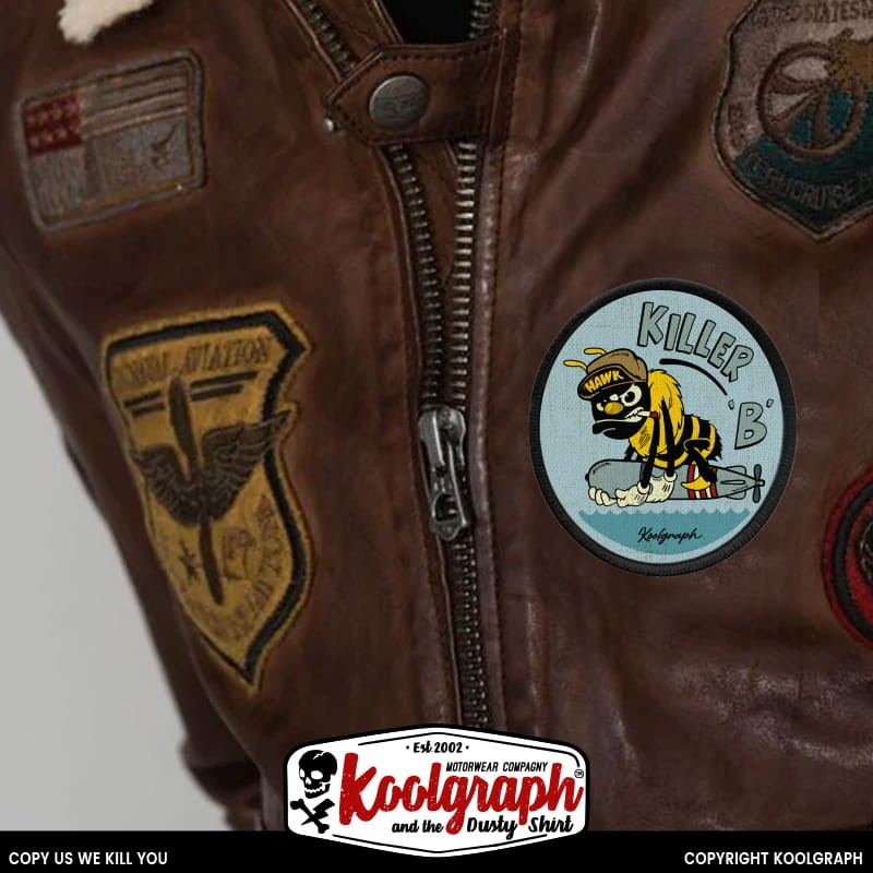 patch koolgraph and the dusty shirt kustom kulture cafe racer hot rod motorcycles