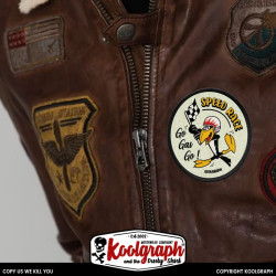 patch koolgraph and the dusty shirt kustom kulture cafe racer hot rod motorcycles