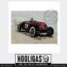Cyclecar Rocket racer  hooligas 455 reproductions signées art automobile moto artiste  Affiche art
