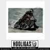 hooligas 455 reproductions signées art automobile moto artiste  Affiche art Flat Track Harley Davidson