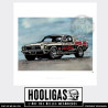 Ford Mustang Cobra Jet hooligas 455 reproductions signées art automobile moto artiste  Affiche art