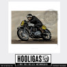 Ton-up Triumph Café Racer hooligas 455 reproductions signées art automobile moto artiste  Affiche art