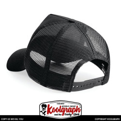 casquette trucker skull casque kustom kulture by koolgraph