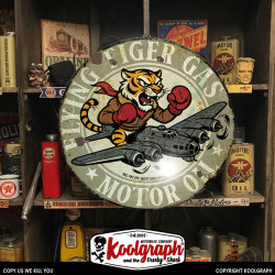 plaque publicitaire metal retro vintage decoration Flying Tiger Bombers