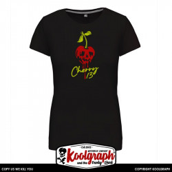kustom kulture rockabilly tshirt femme koolgraph  cherry